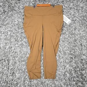 Lululemon Base Pace HR Tight 25" Pants Womens 20 Brown Nulux Running